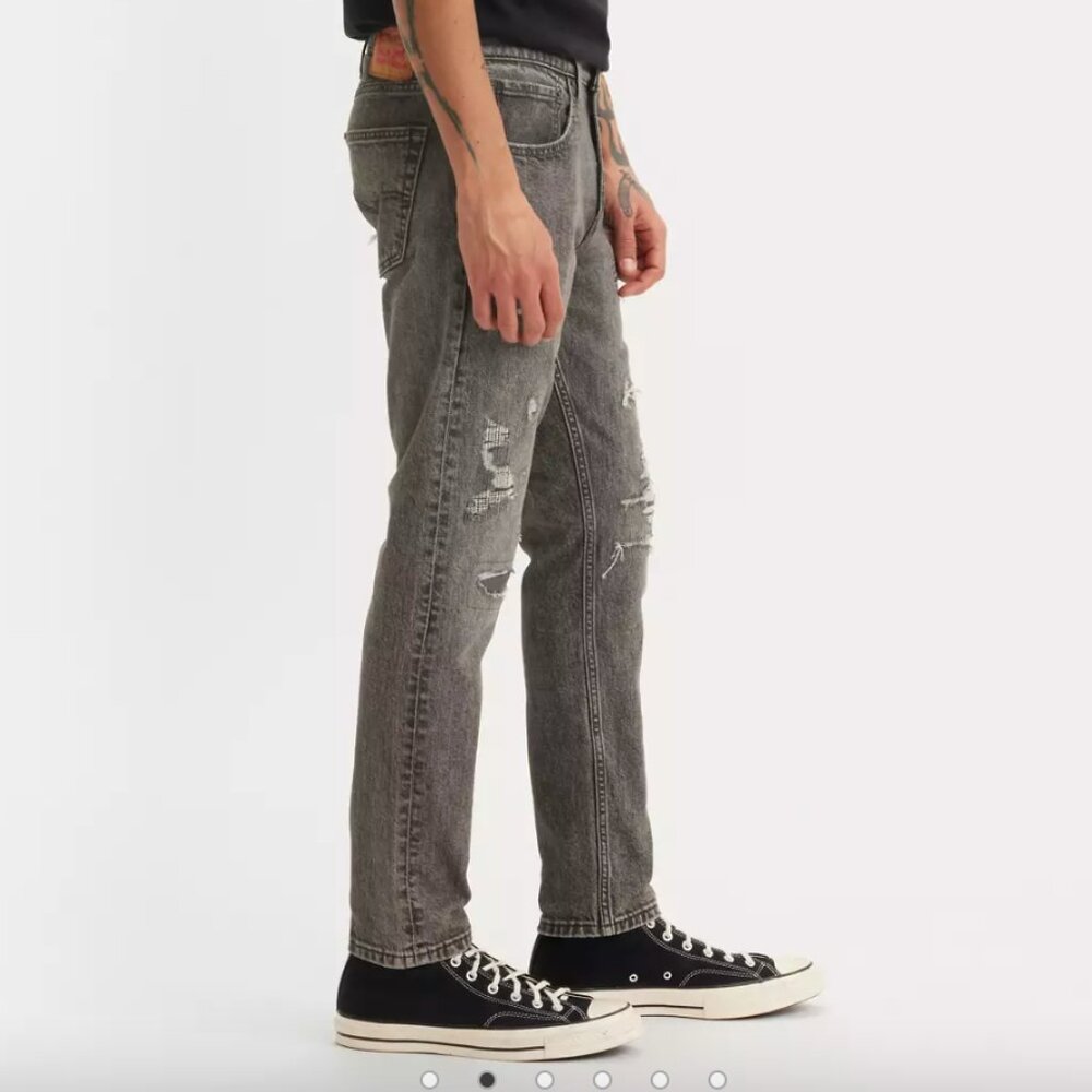 Levi's 512 Slim Taper Grey Sz 30x32 - Picture 2 of 8